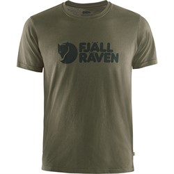 Fjällräven Logo T-shirt - Dark Olive - Køb hos Lundemøllen